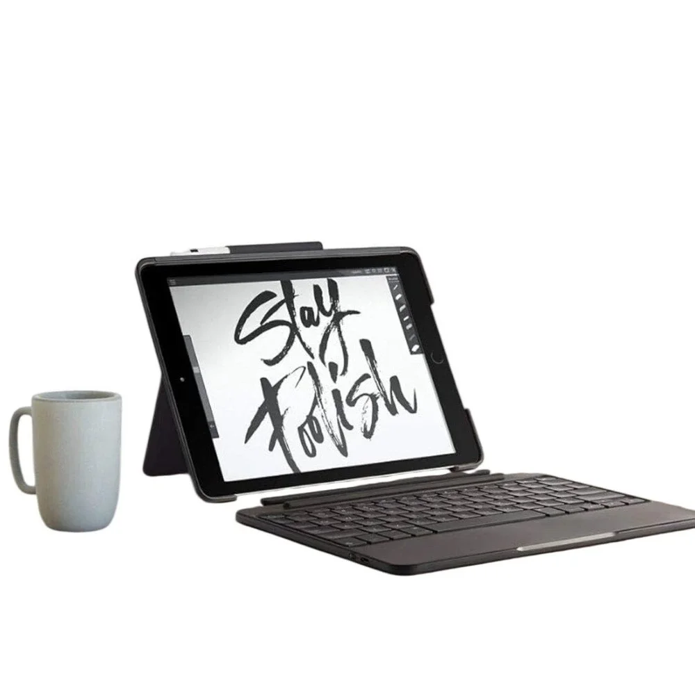 Logitech Slim Folio Bluetooth‎ Keyboard Case for iPad Black 920-009017